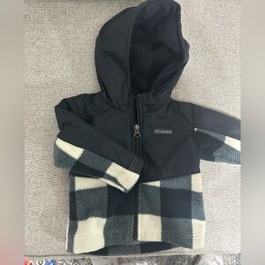 Columbia fleece/rain jacket 18m